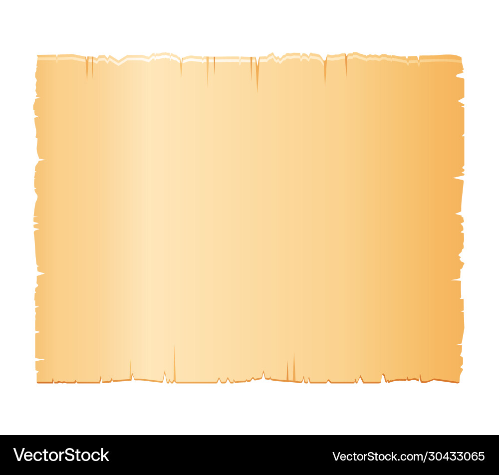 Papyrus scroll parchment paper with old texture Papyrus scroll parchment paper with old texture vector image
