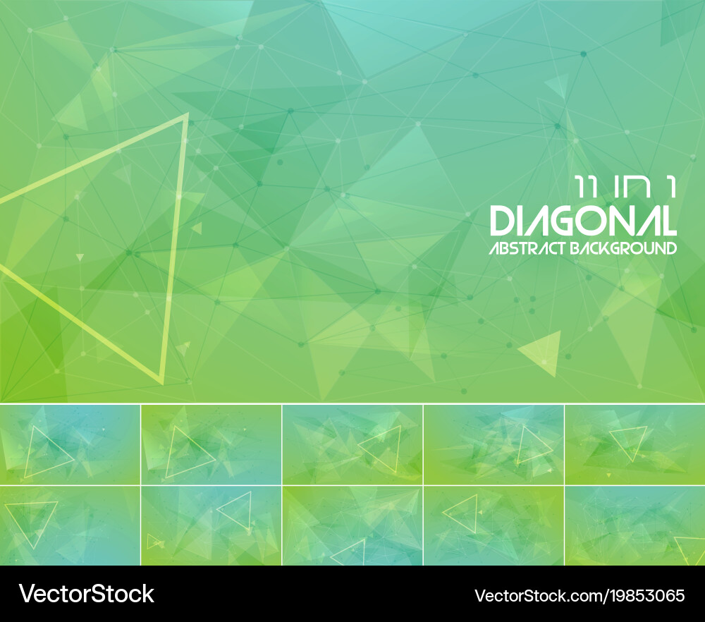 Polygonal line and low poly abstract background Vector Image