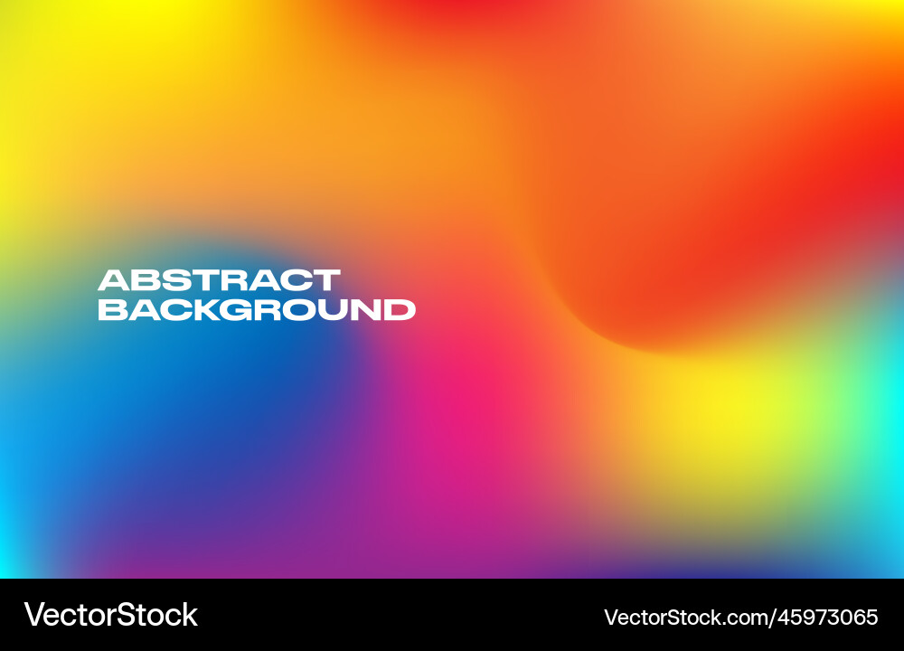 Rainbow gradient mesh colorful background vector image