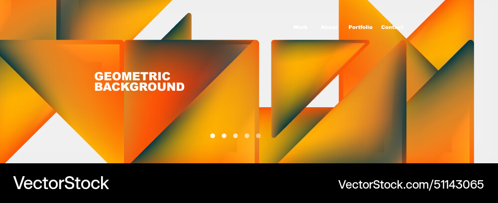 Triangle minimal web site page background design Triangle minimal web site page background design vector image