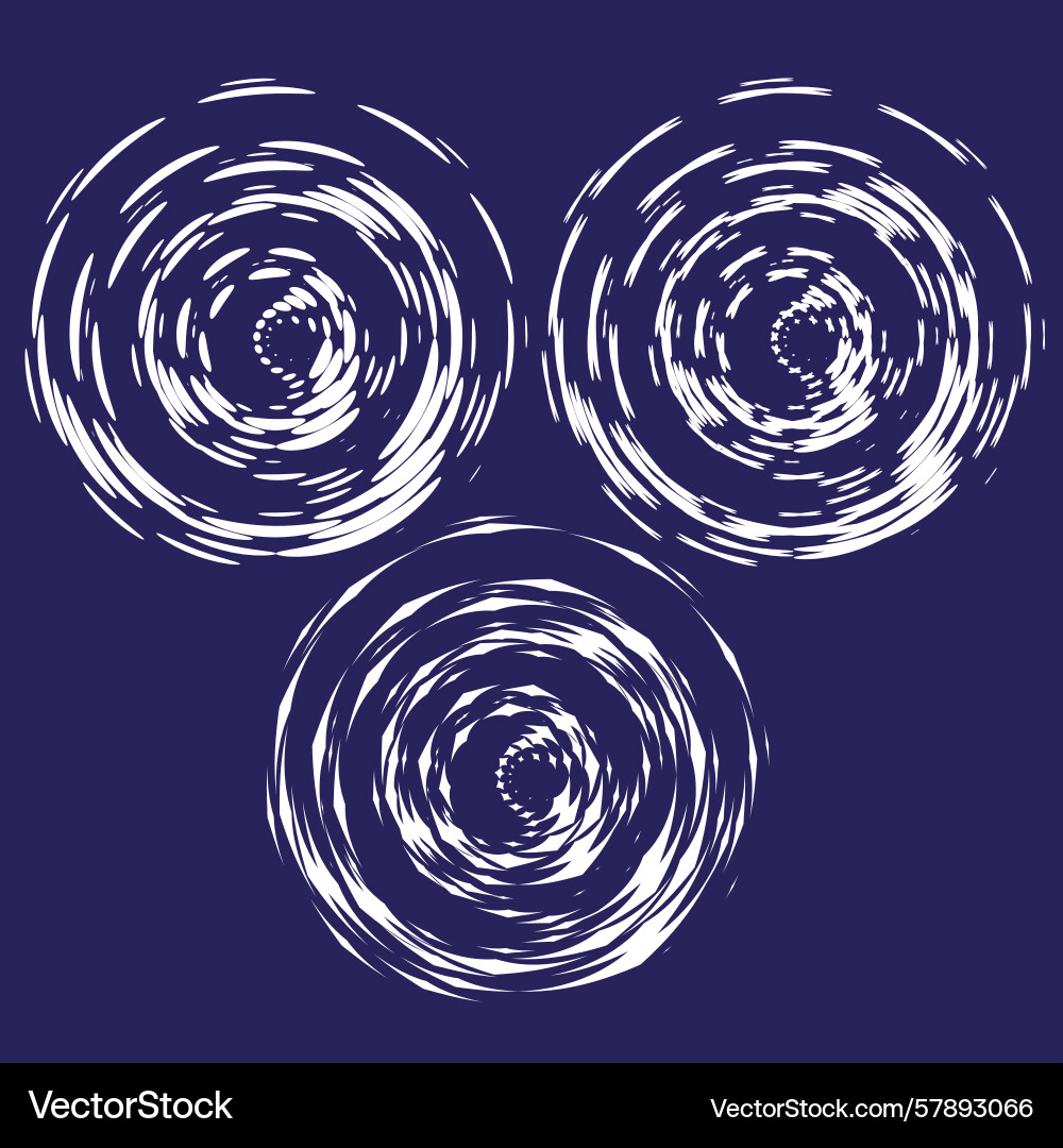 Abstrakte Spiralmuster dynamischer Drall chaotisch Abstrakte Spiralmuster dynamischer Drall chaotisch Vektorbild