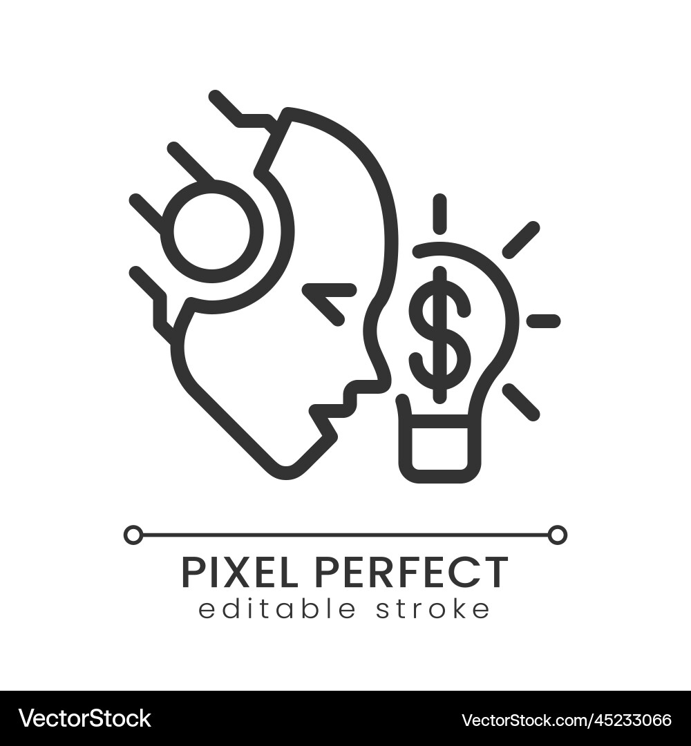 AI Finance Algorithm Icon vector image