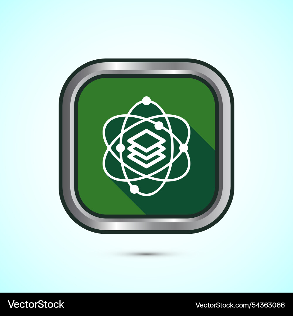 Data science icon design big digital tech Vector Image