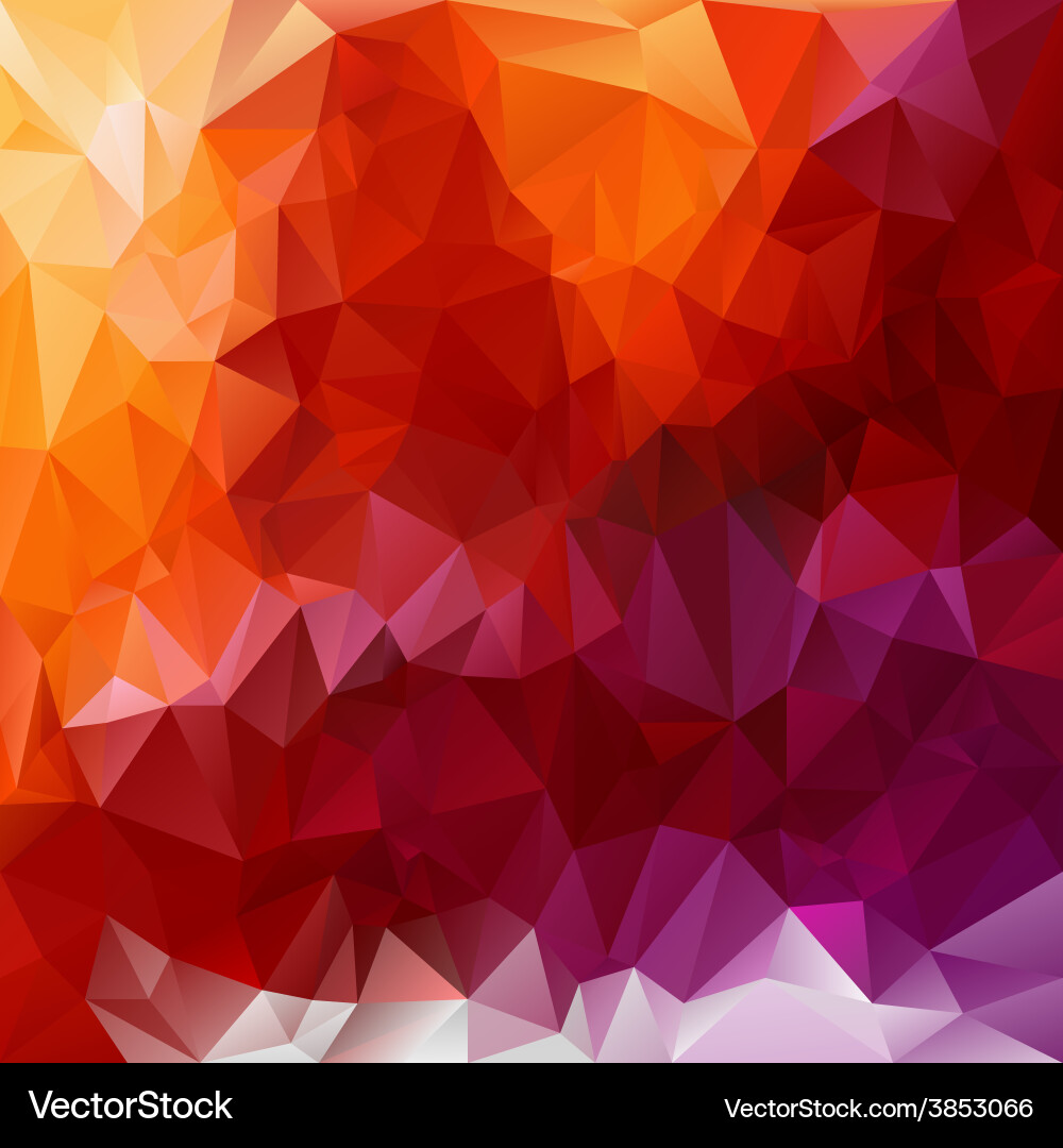 Fiery Triangular Pattern vector image
