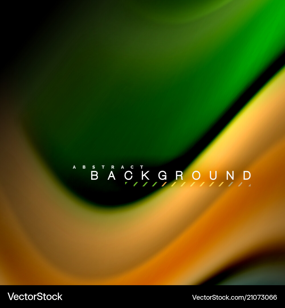Fluid Color Wave Abstract Vector Image