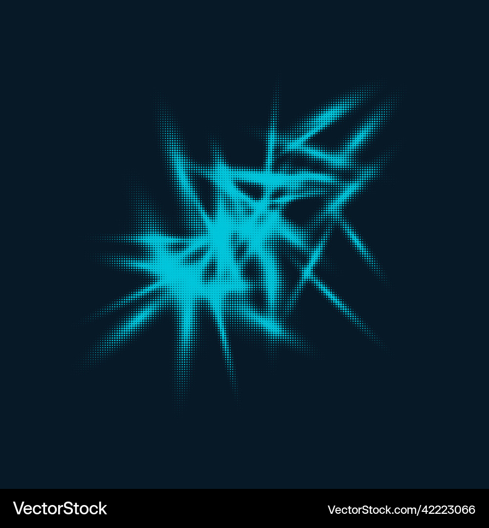 Monochrome printing raster abstract Vector Image