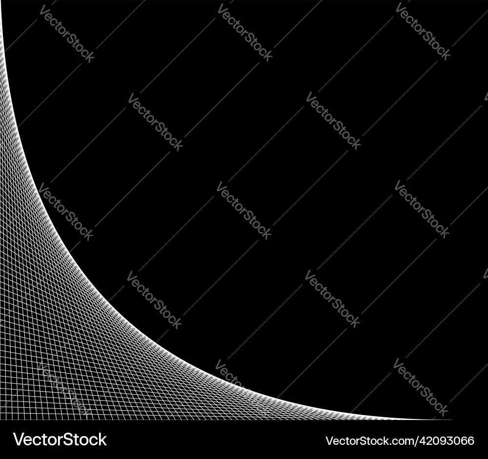 Netting intersecting lines grid mesh corners Netting intersecting lines grid mesh corners vector image