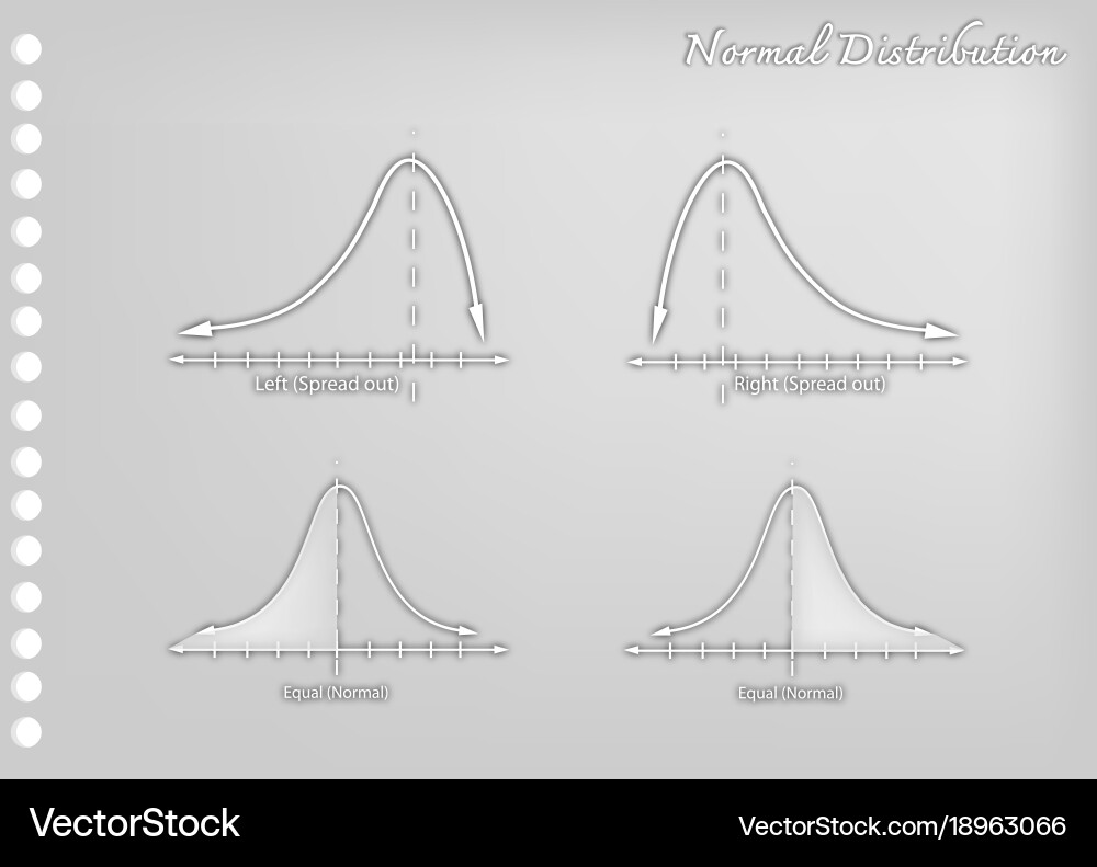 Paper art collection of positve and negative distr vector image
