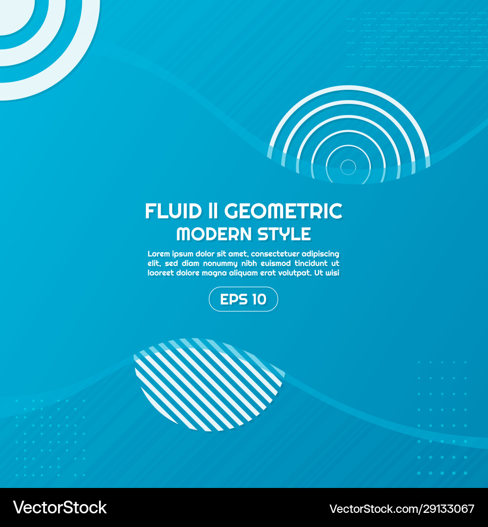 Fluid geometric background modern shape design Fluid geometric background modern shape design vector image