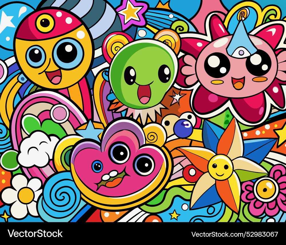 Graffiti doodle 11 Graffiti doodle 11 vektorbild