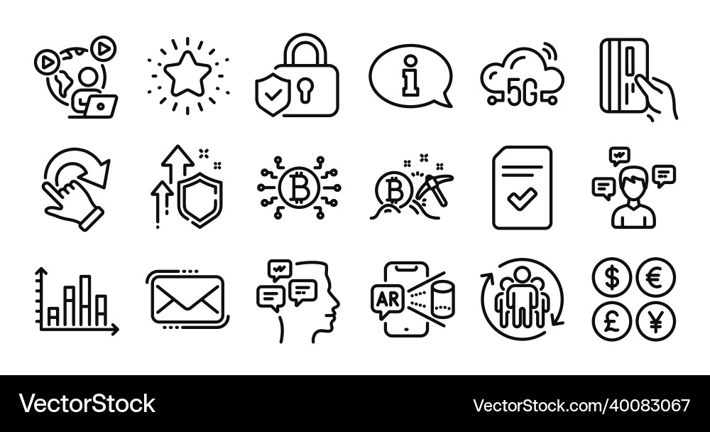 Information diagram graph and rotation gesture Information diagram graph and rotation gesture vector image