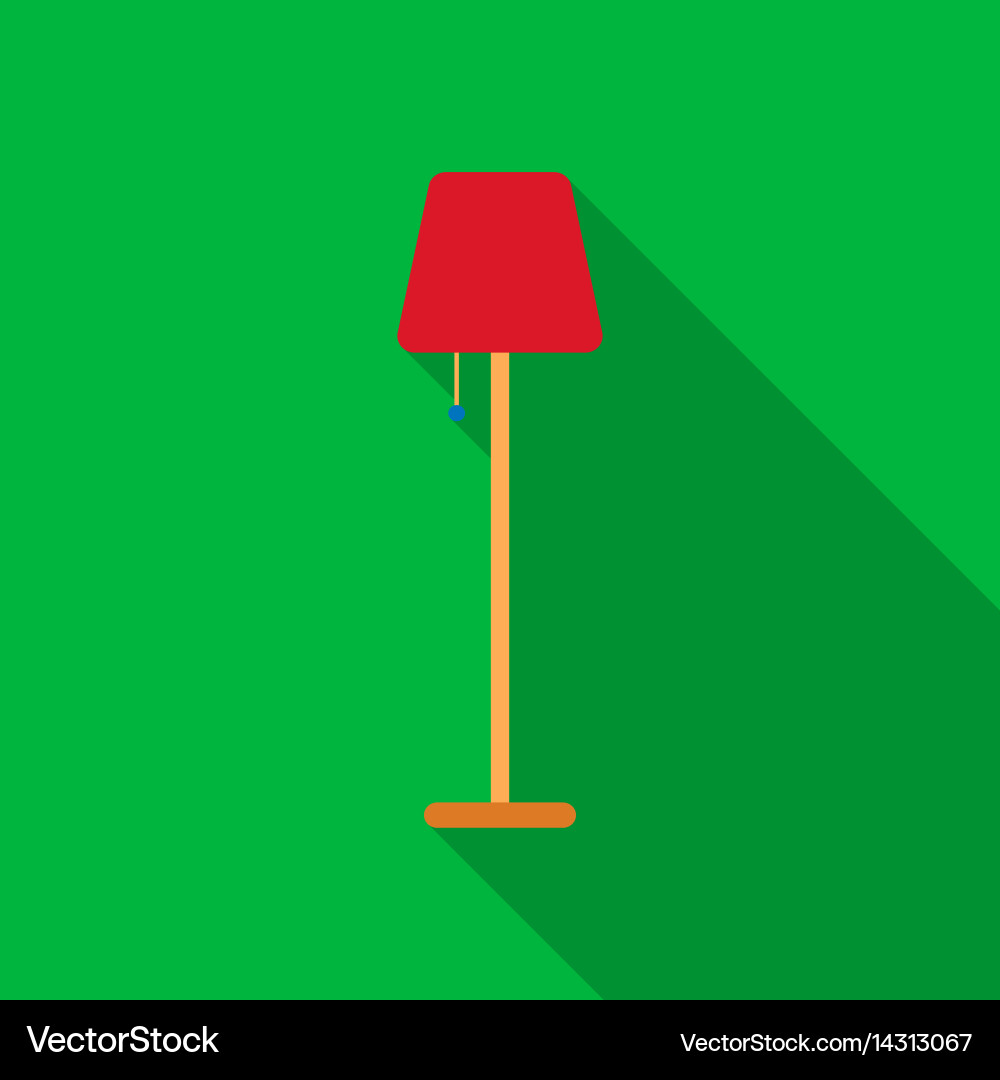 Lamp icon of for web Vector Image