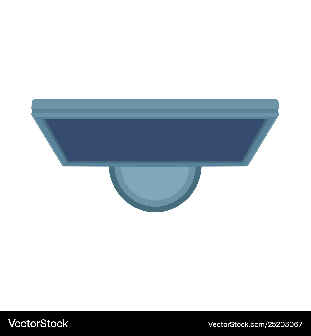 Monitor screen top view display icon above Monitor screen top view display icon above vector image