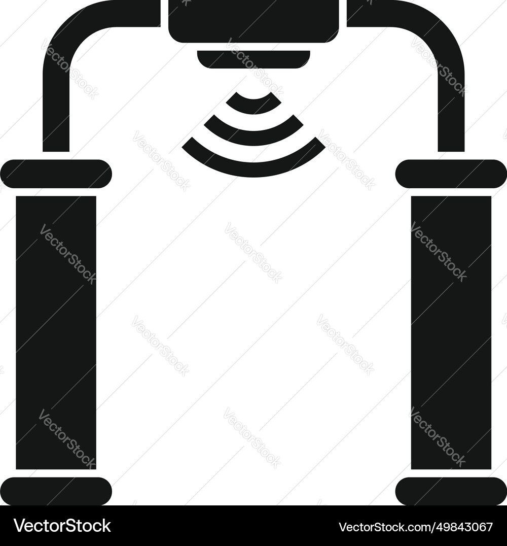 Road sensor arch icon simple smart system Road sensor arch icon simple smart system Vector Image