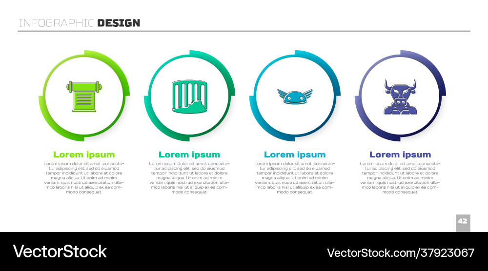 Set decree parchment scroll ancient column Vector Image