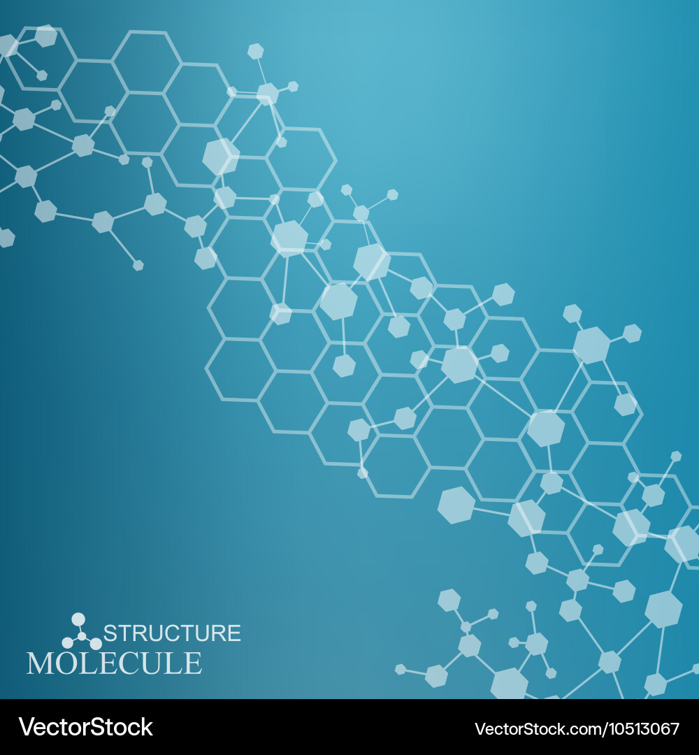 Structure molecule and communication dna atom – Royalty-Free Vector ...