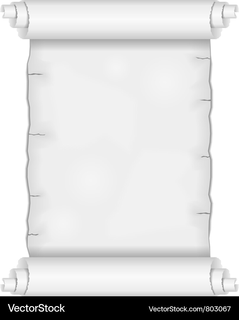 Vintage Parchment Scroll Vector Image