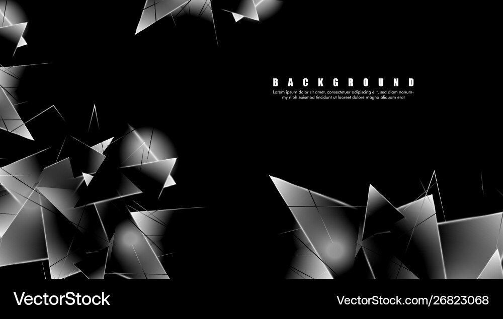 Abstract background with glowing triangles Abstract background with glowing triangles vector image
