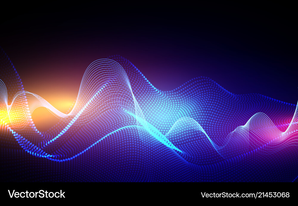 Abstract Particle Background Vector Image