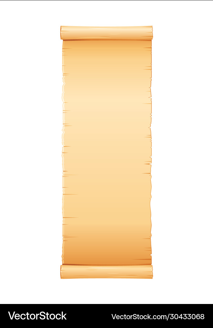 Ancient Papyrus Scroll vector image