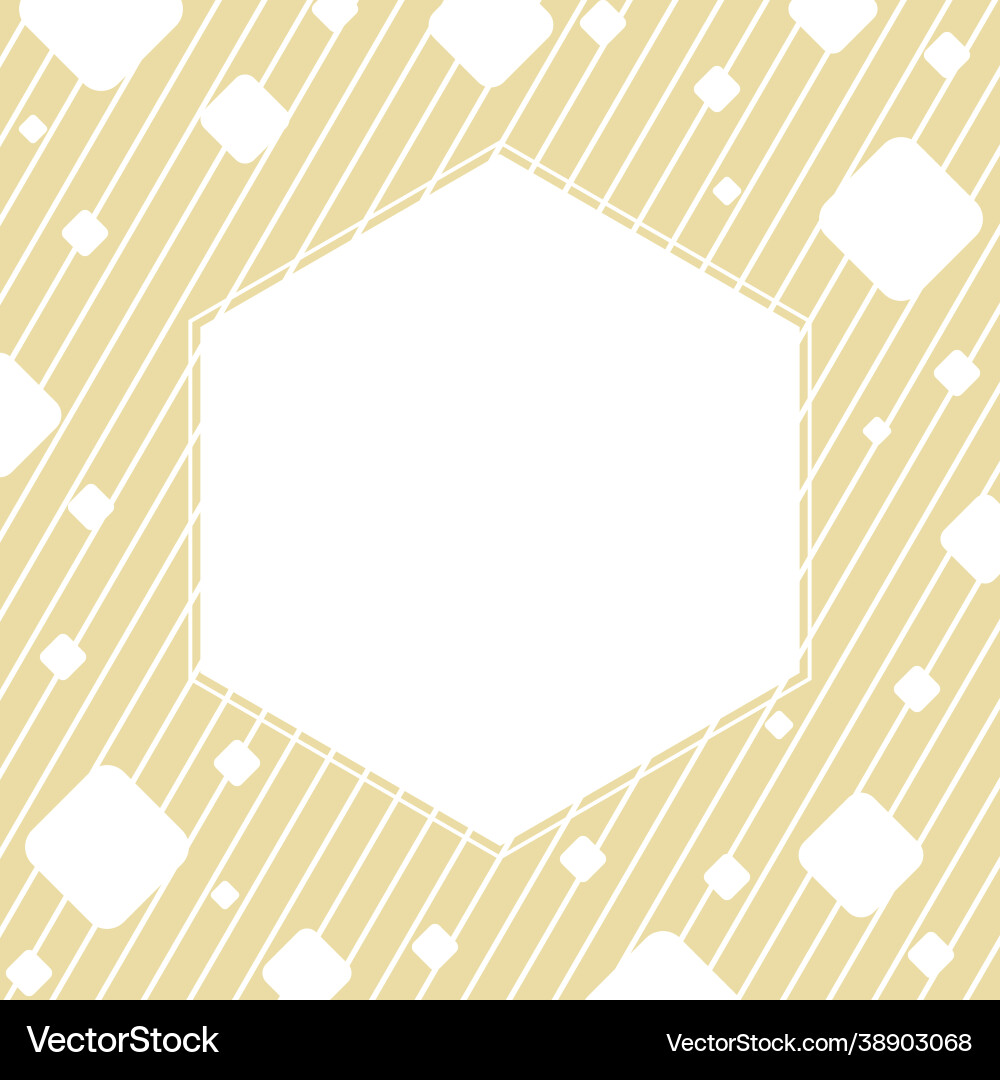 Background with a hexagon in center for text Background with a hexagon in center for text vector image