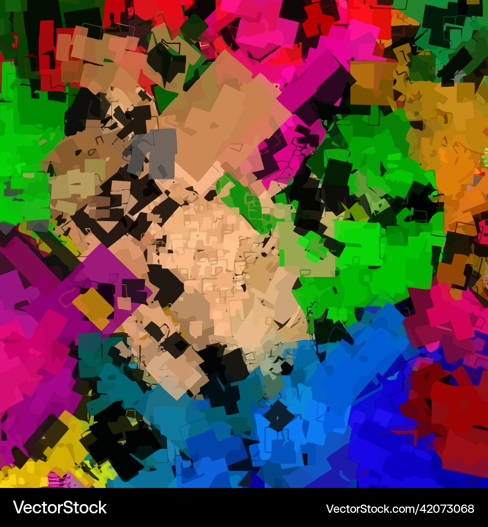 Broken mosaic textile surface pattern Vector Image