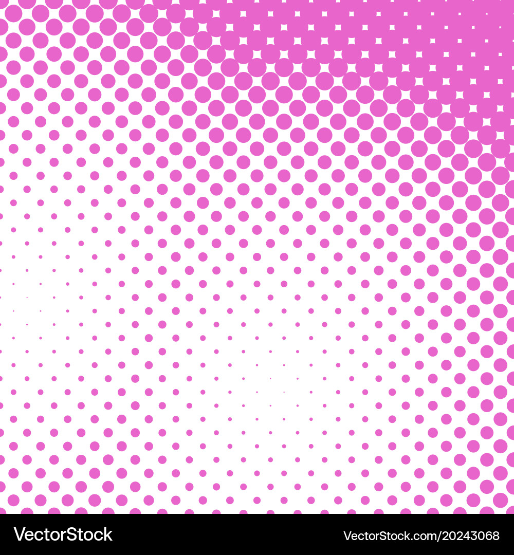 Geometrical halftone dot pattern background from vector image