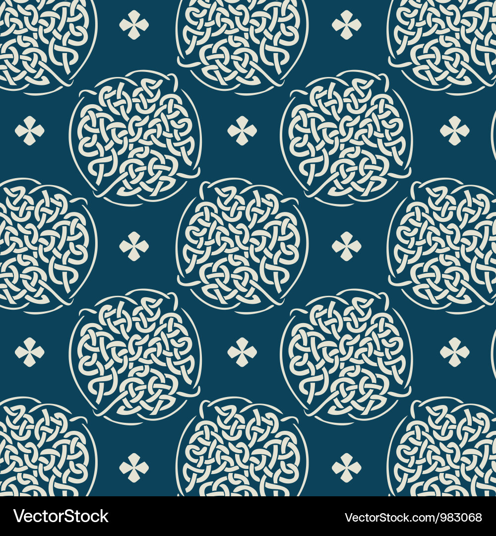 Wallpaper blue pattern Vector Image