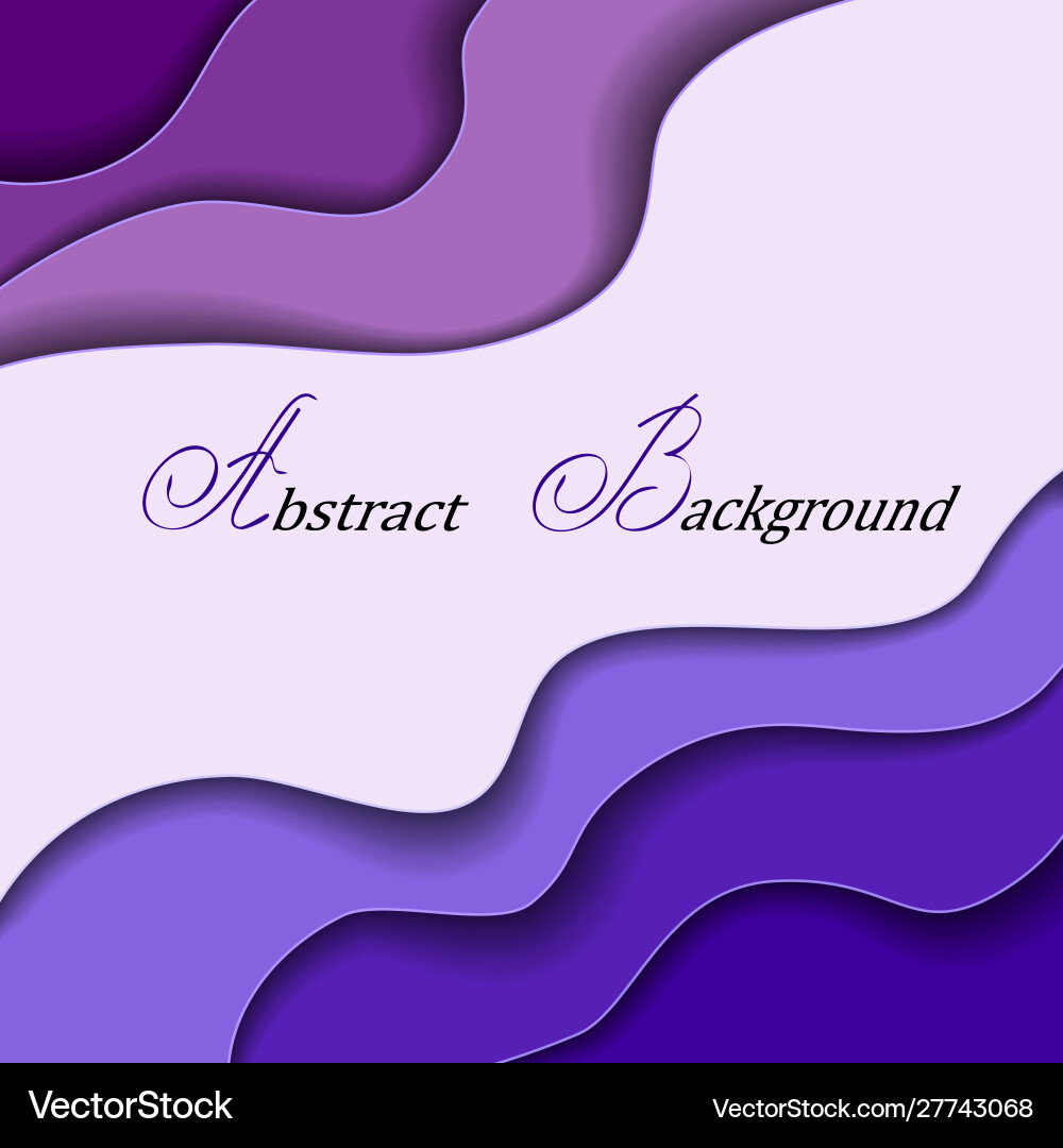 Wavy multi-colored lines in an abstract background Vector Image
