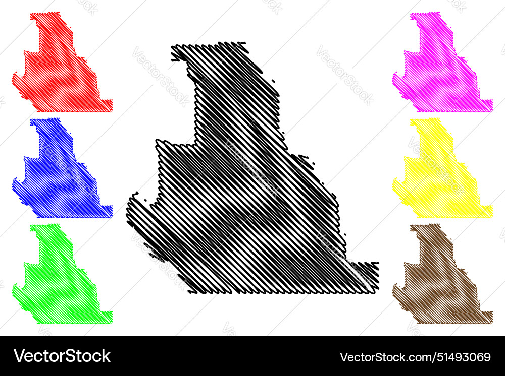 Division no 3 canada alberta province north Vector Image