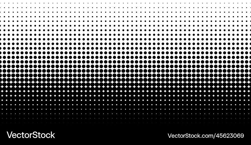 Dotted Gradient Halftone Background Vector Image