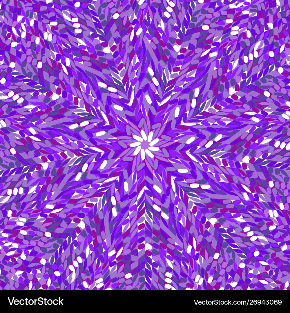 Geometrical abstract round tiled mosaic pattern vector image