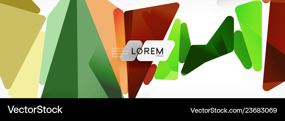 Mosaic triangular low poly style abstract Mosaic triangular low poly style abstract Vector Image