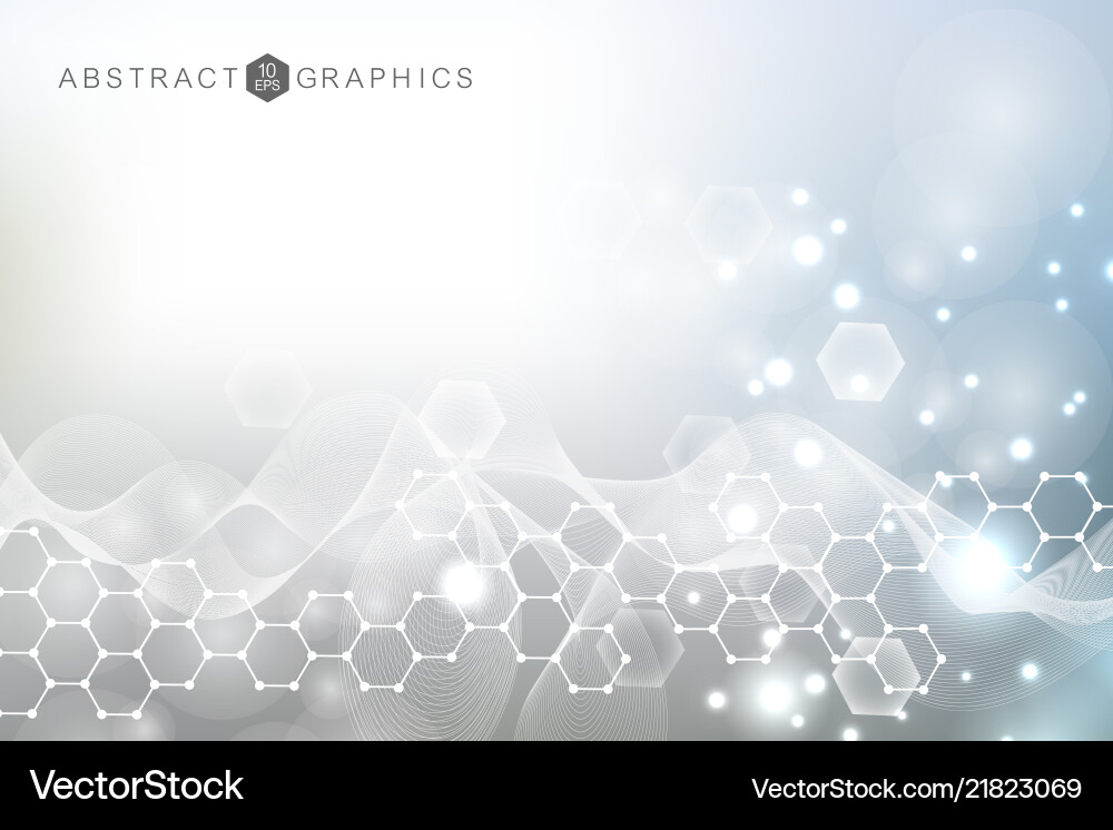 Science network pattern connecting lines and dots Science network pattern connecting lines and dots vector image