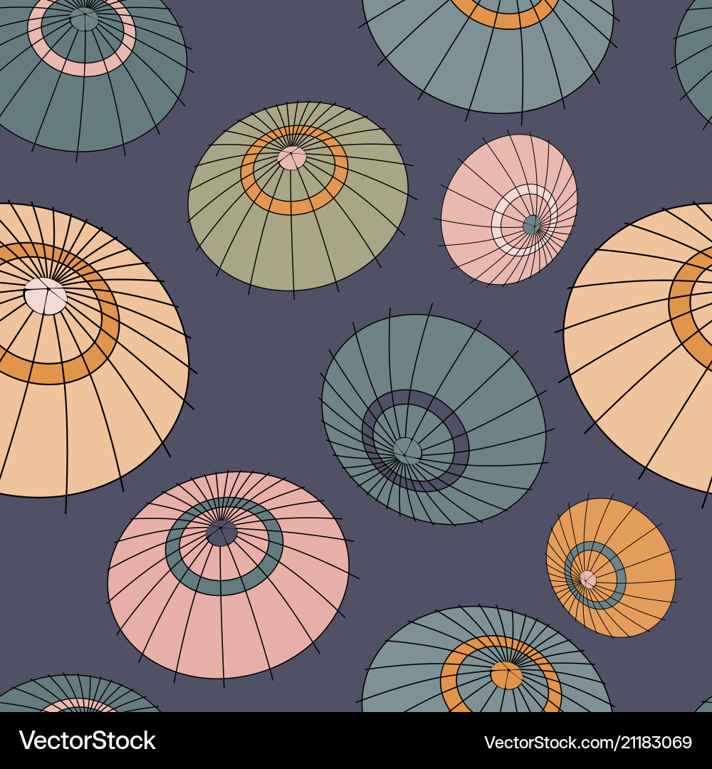 Seamless pattern with vintage colourful Seamless pattern with vintage colourful vector image