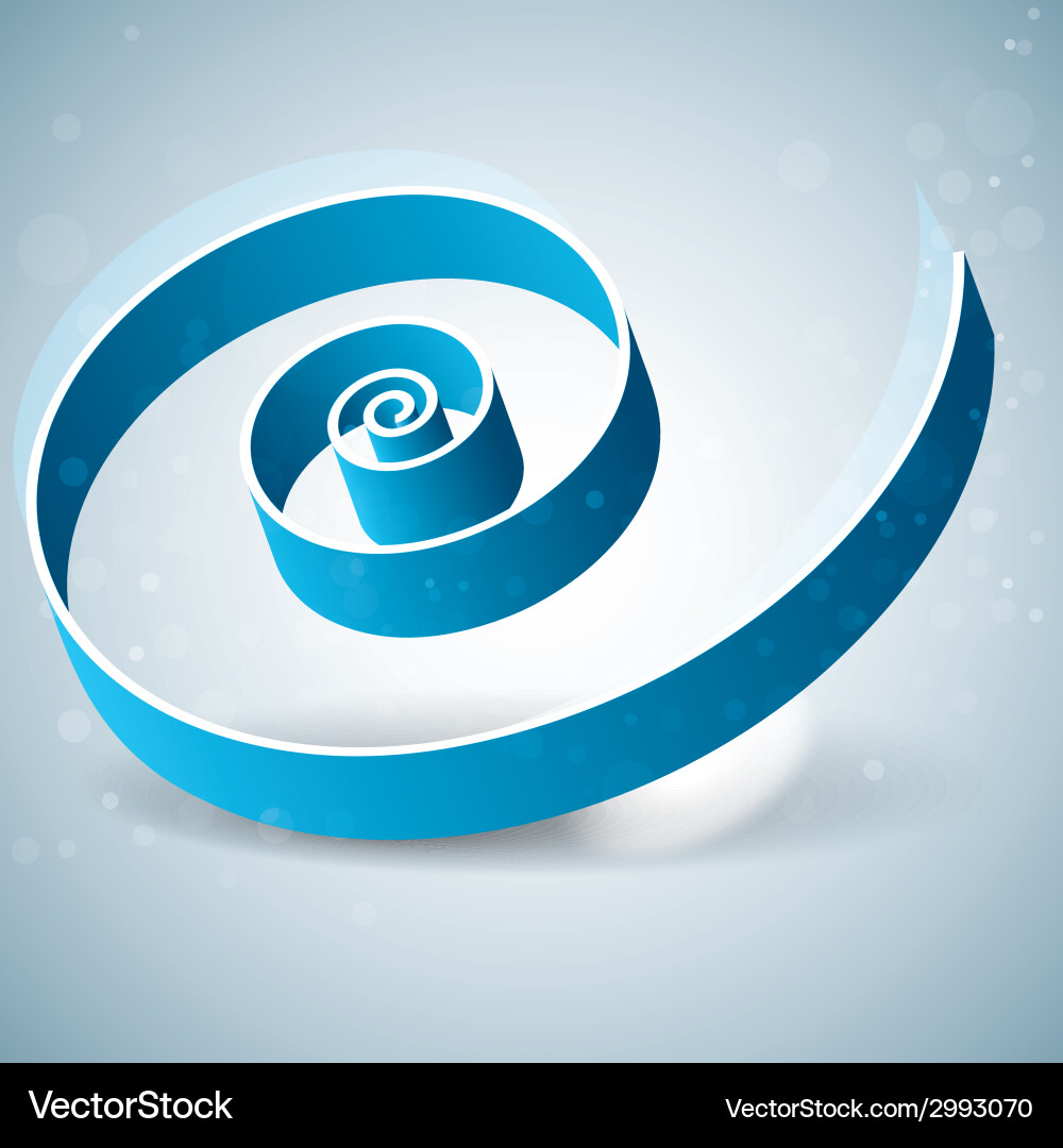 Abstract background with swirl vector image