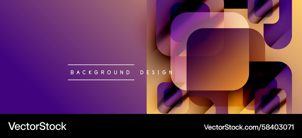Abstract Gradient Square Background Vector Image