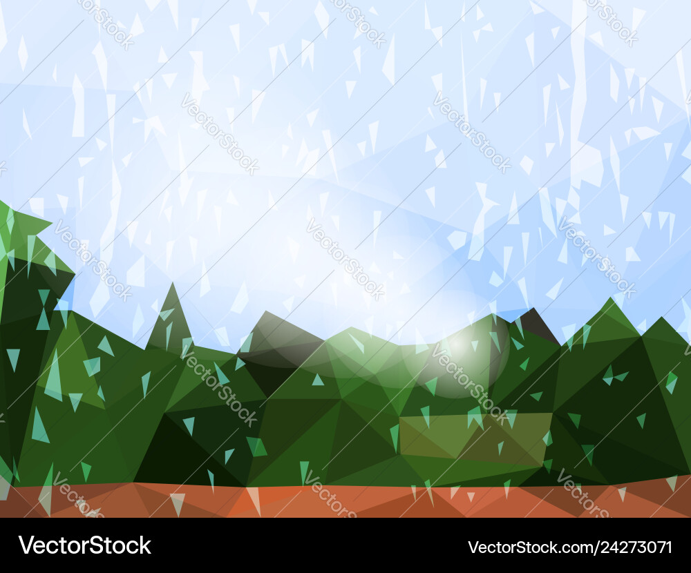 Abstract multicolored background of raining Vector Image