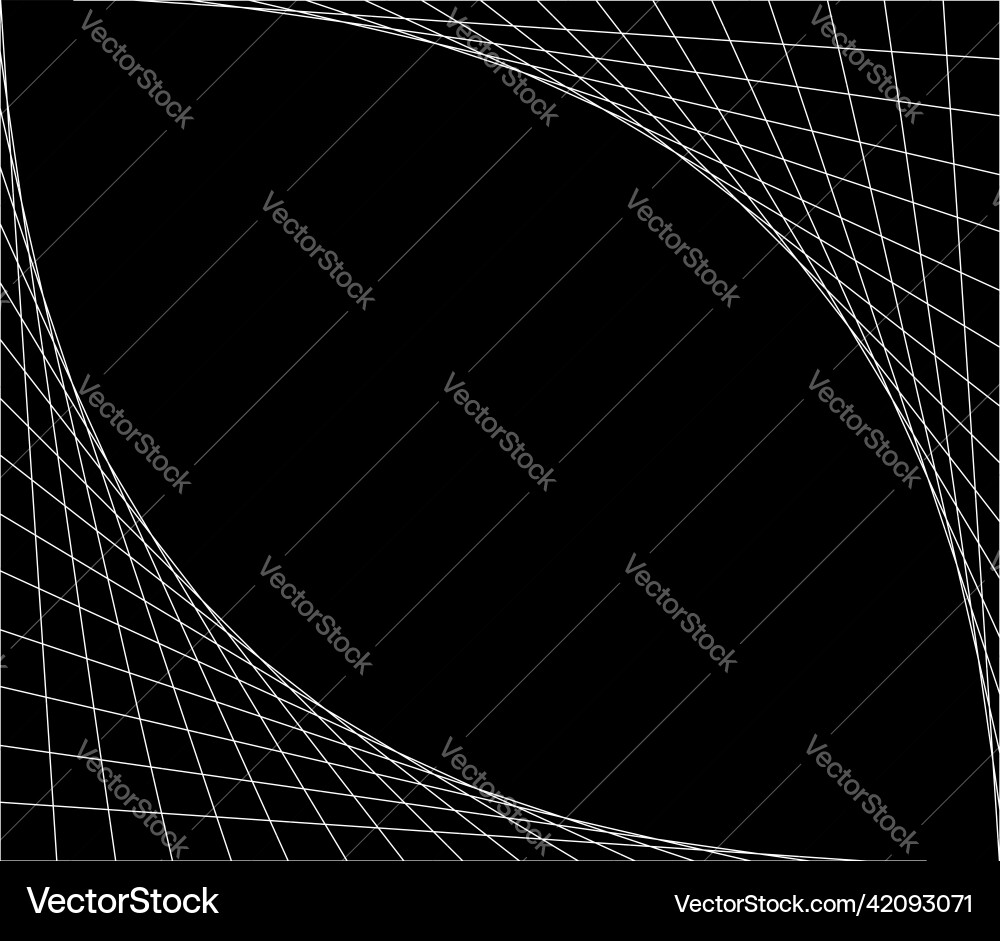 Netting intersecting lines grid mesh corners Netting intersecting lines grid mesh corners vector image