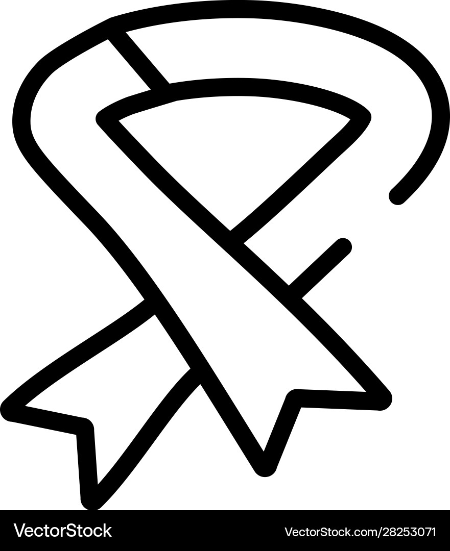 Outline icon isolated black simple line element vector image