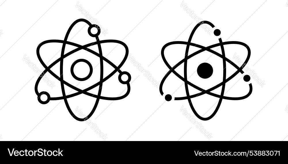 Physics icon set Physics icon set vector image
