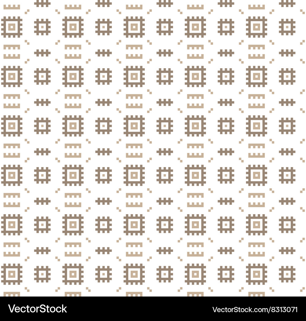 Seamless geometric pattern regular tiled ornament Vector Image
