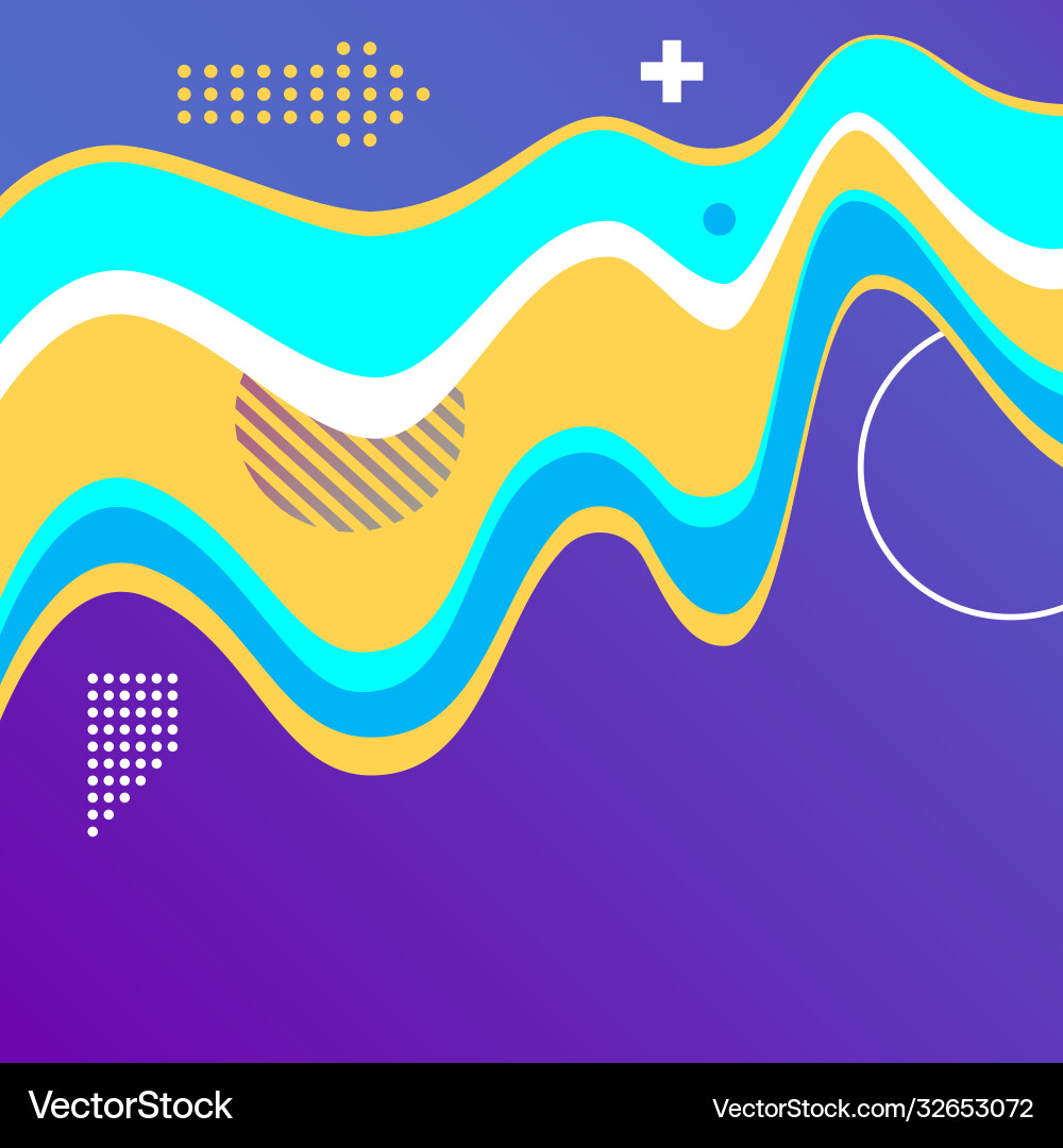 Background template with abstract shapes and color Background template with abstract shapes and color vector image