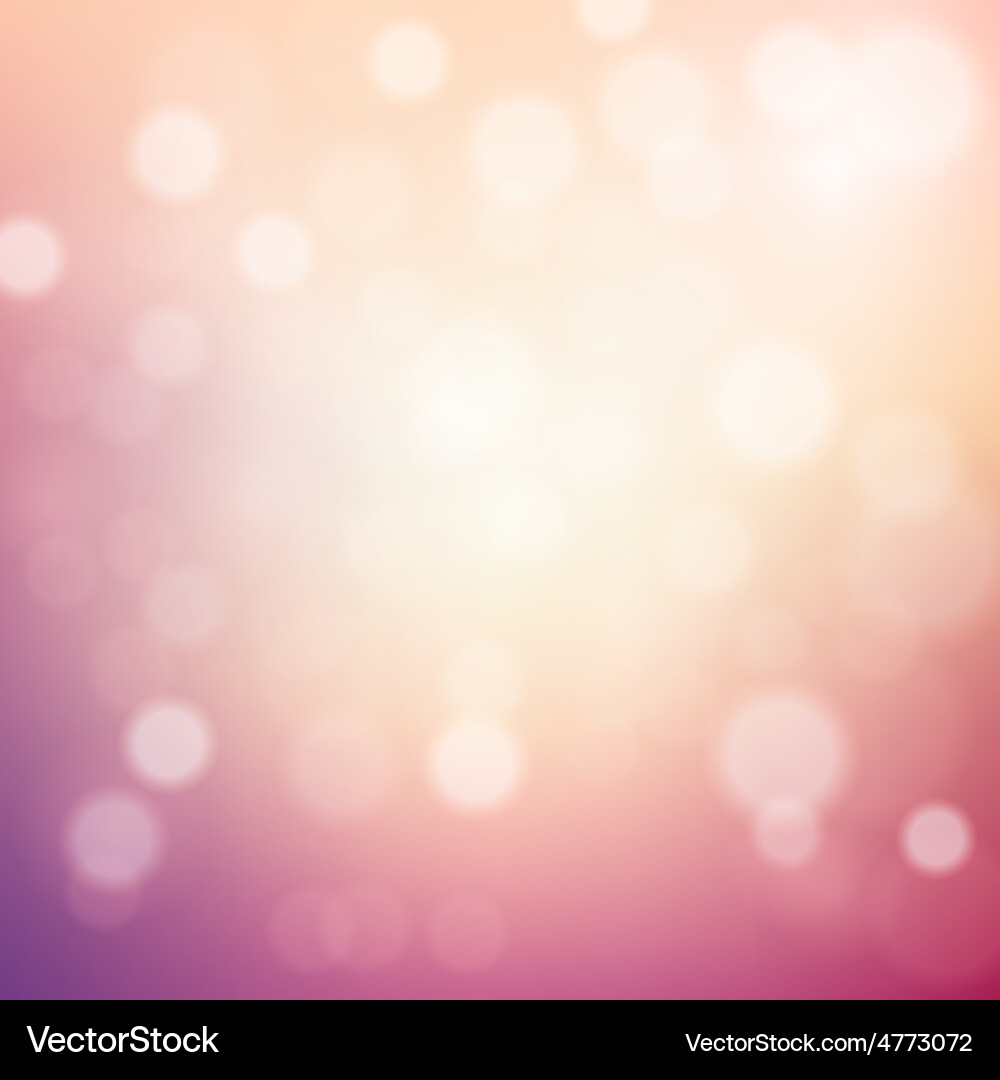 Iridescent Bokeh Background vector image