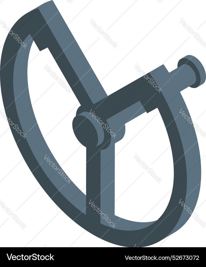Mechanical device with wheel and lever system Vector Image