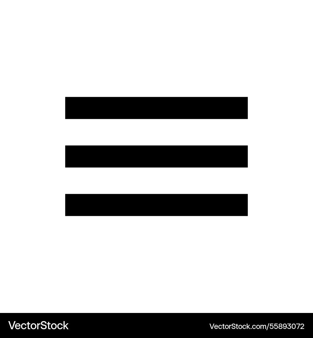 Navigation icon menu Navigation icon menu Vector Image
