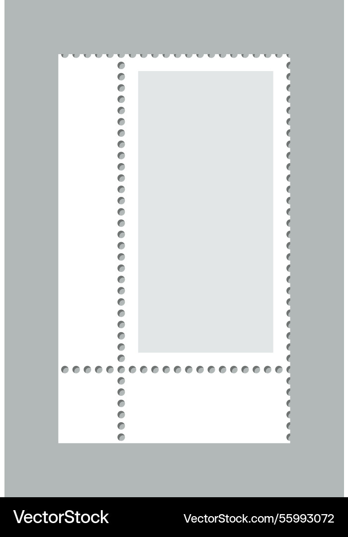 Post stamp with blank frames along an empty Post stamp with blank frames along an empty Vector Image