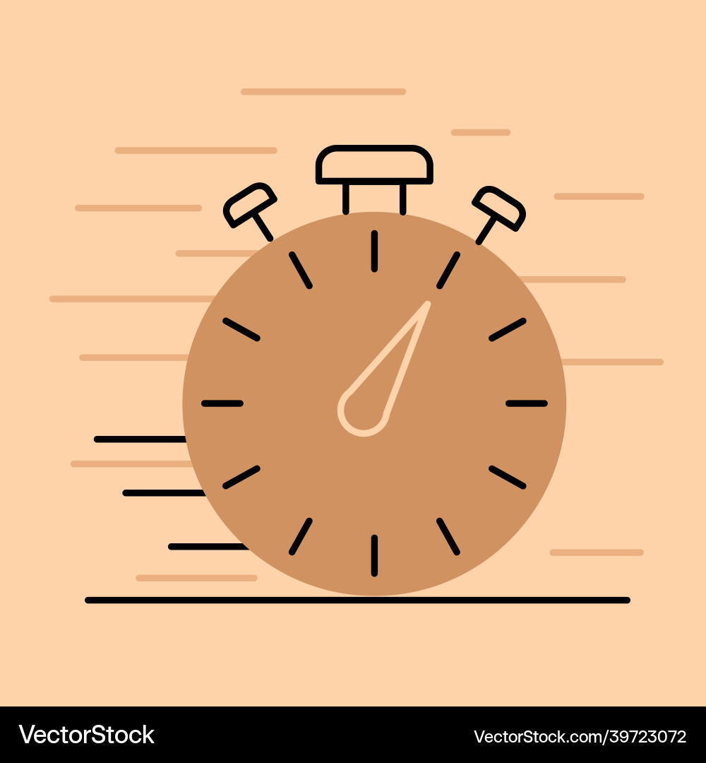 Speed chronometer device Vector Image