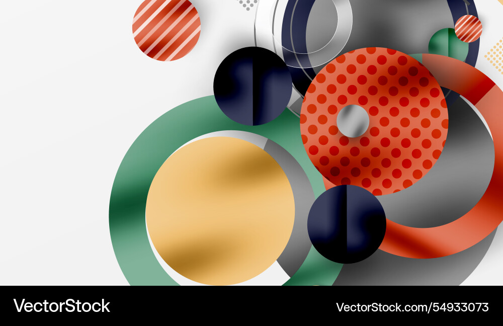 Abstract geometric background with overlapping Vector Image