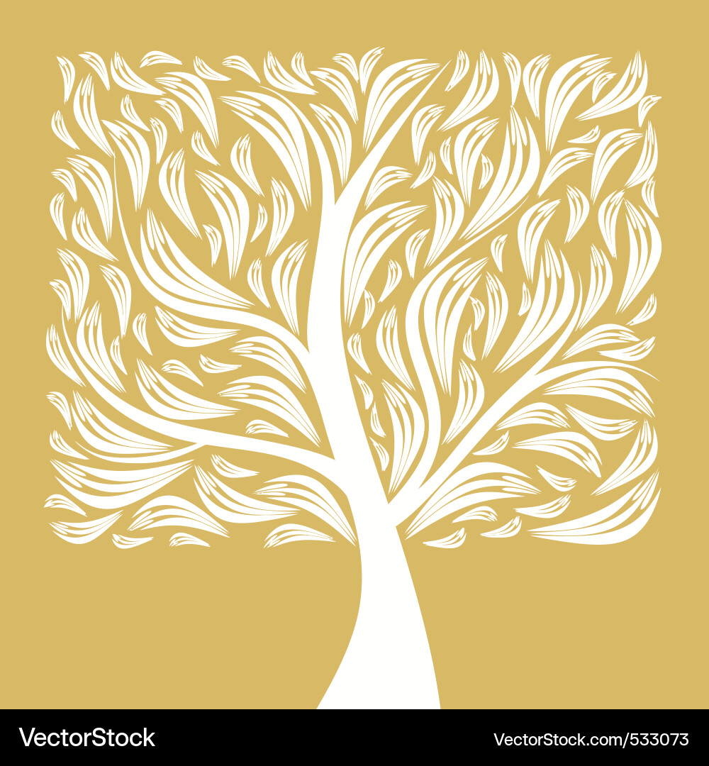 Art tree Vector Image